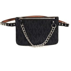 Michael Kors MK Belt Bag With Pull Chain